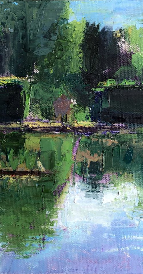 The Pool at Mapperton by Alexandra Morris