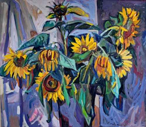 Sunflowers I by Maja Đokić Mihajlović