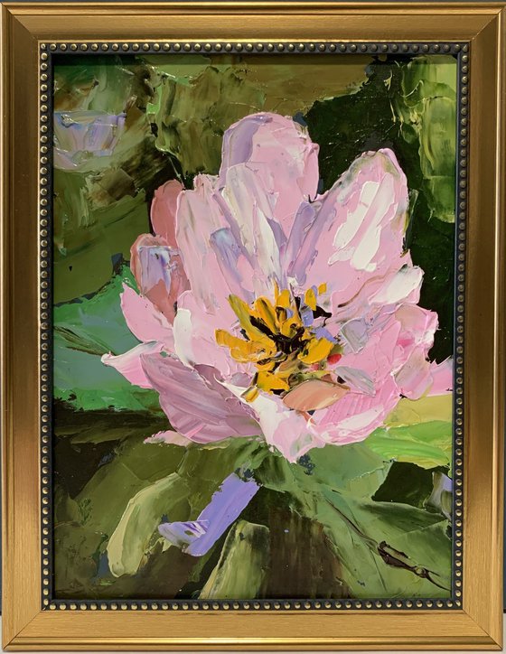 Pink flower.