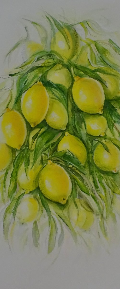 The Beautiful Lemon by Mel Davies Original Art