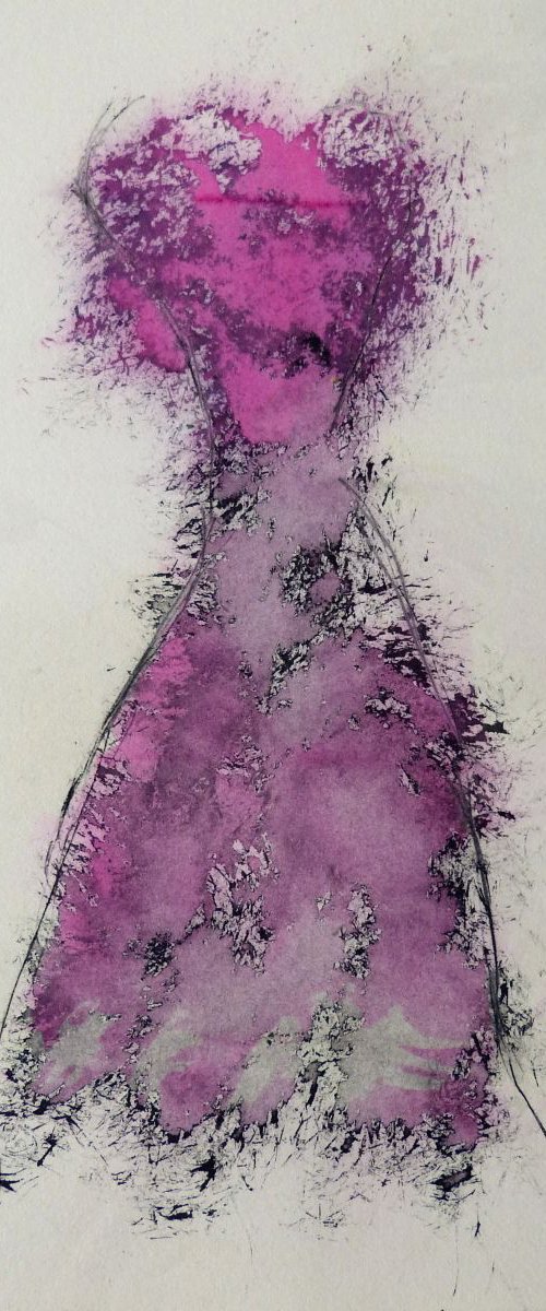 The ball dress, 16x23 cm by Frederic Belaubre