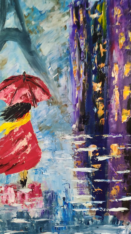 Walking in the rain