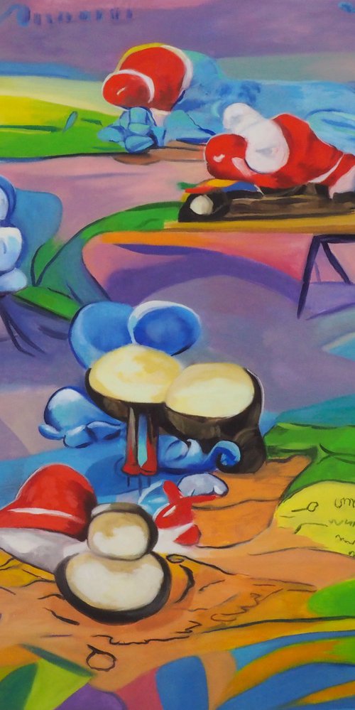 Smurf Village No.1 by Seth Feriano