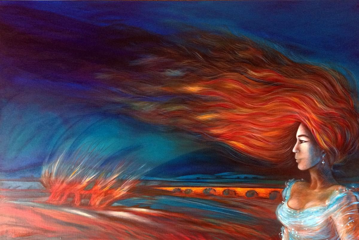 The Bright Field - Aflame by Phyllis Mahon
