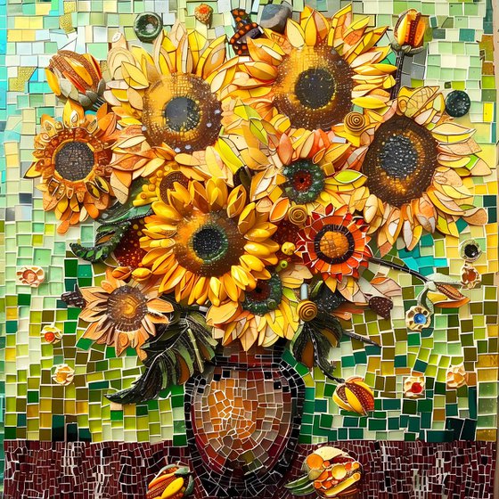 Sunflowers in vase