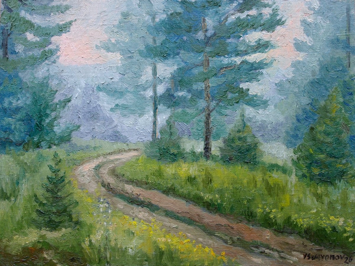 Morning In The Forest By Juri Semjonov, 16 X 12, Artwork For Sale On Artfinder