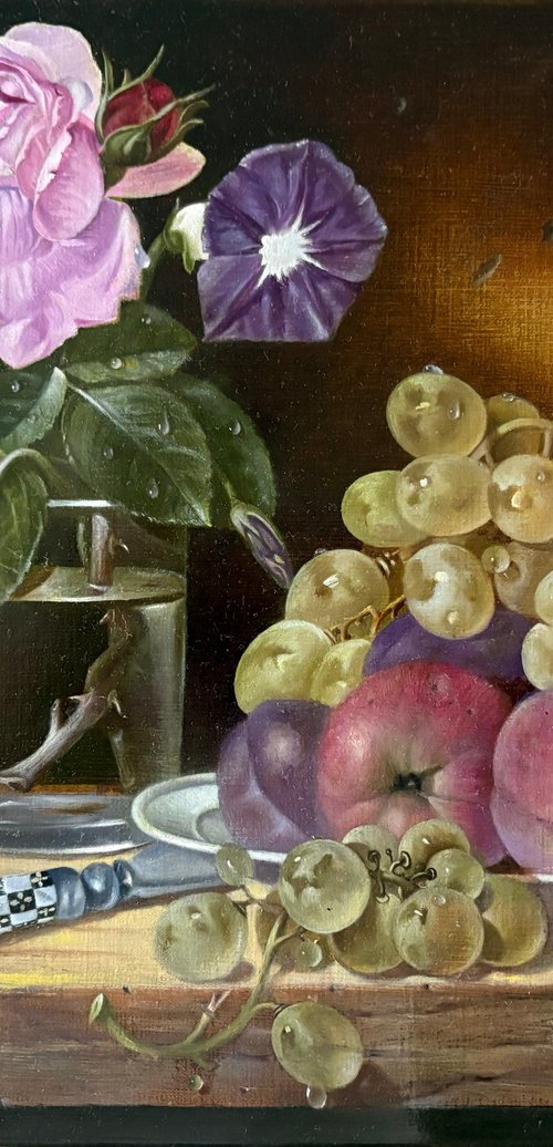 Still Life with Fruit and Vessel by Gegham Avetisyan