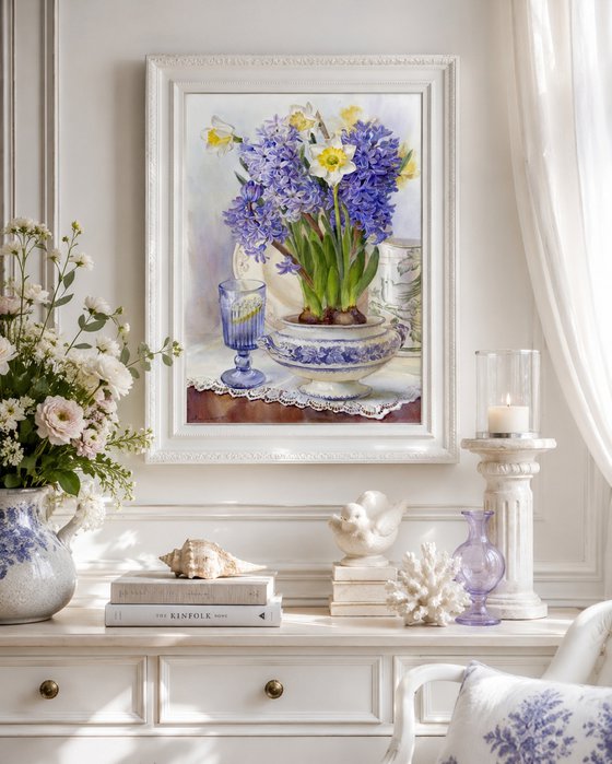“Spring Lace in an Old Tureen”