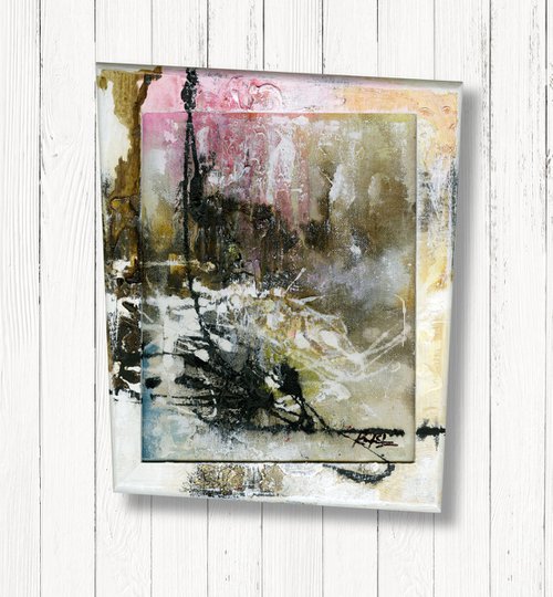 Quiet Whispers 1  - Framed Abstract Painting  by Kathy Morton Stanion by Kathy Morton Stanion