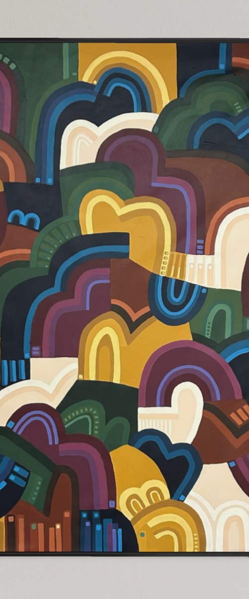 Happy Hills in Full Bloom by Samantha Malone