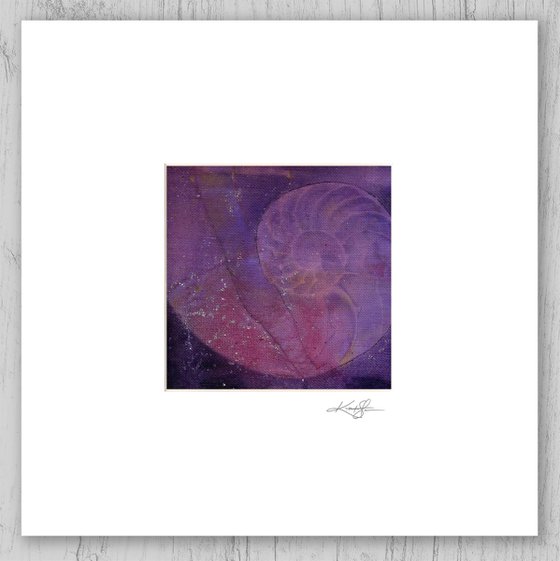 Mystic Shell 1 - Abstract Painting by Kathy Morton Stanion