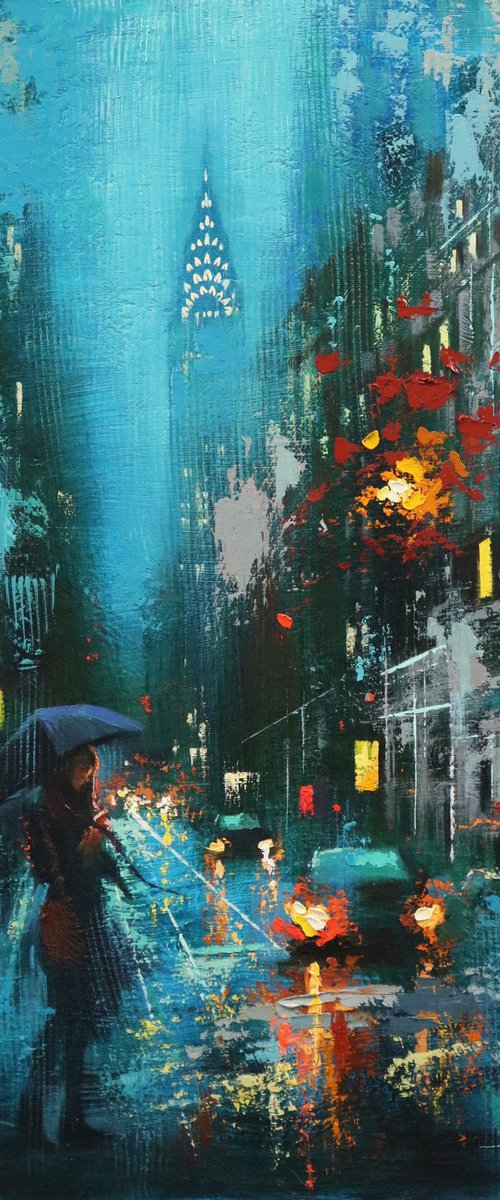 Evening Rain in Lexington by Chin H Shin