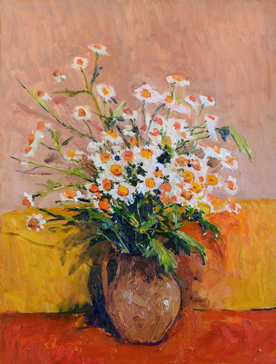 Summer Flowers. Chamomiles