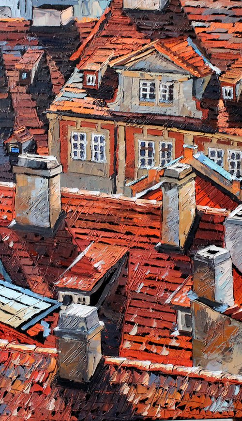 The roofs of the old city by Volodymyr Melnychuk