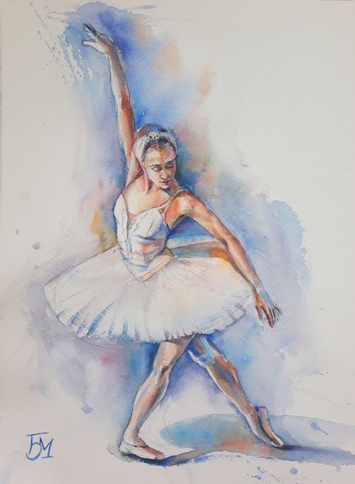 Ballerina Dancer, Woman's Figure, Finess by Bozhidara Mircheva