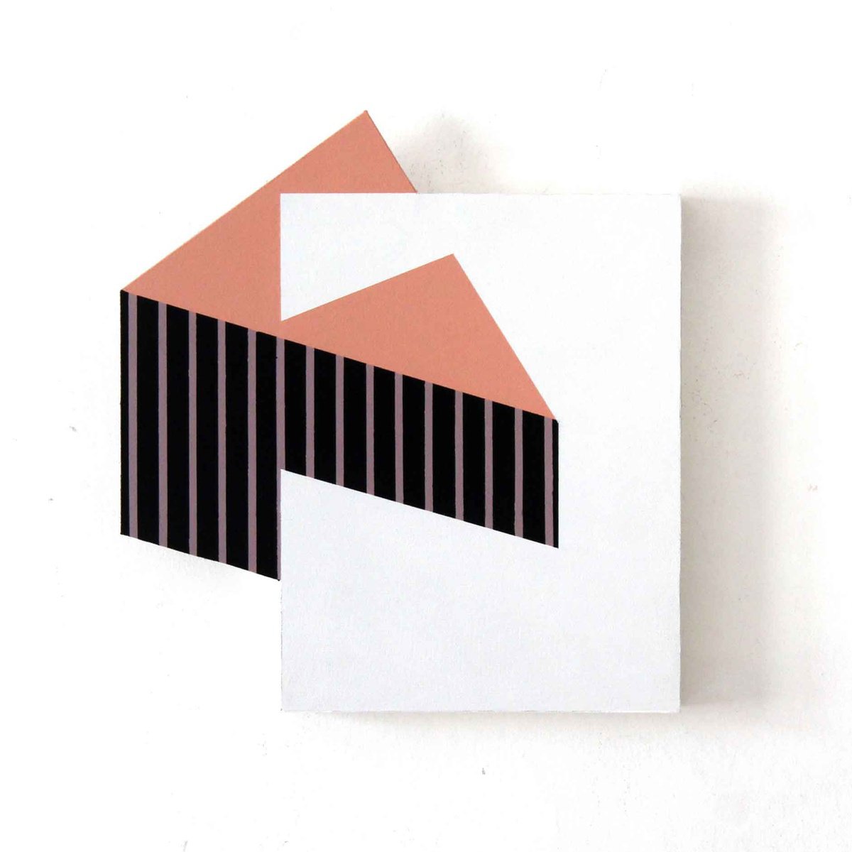 Abstract Acrylic Painting By Martin Singer, 11 X 12", Mgfr-25, Original Artwork