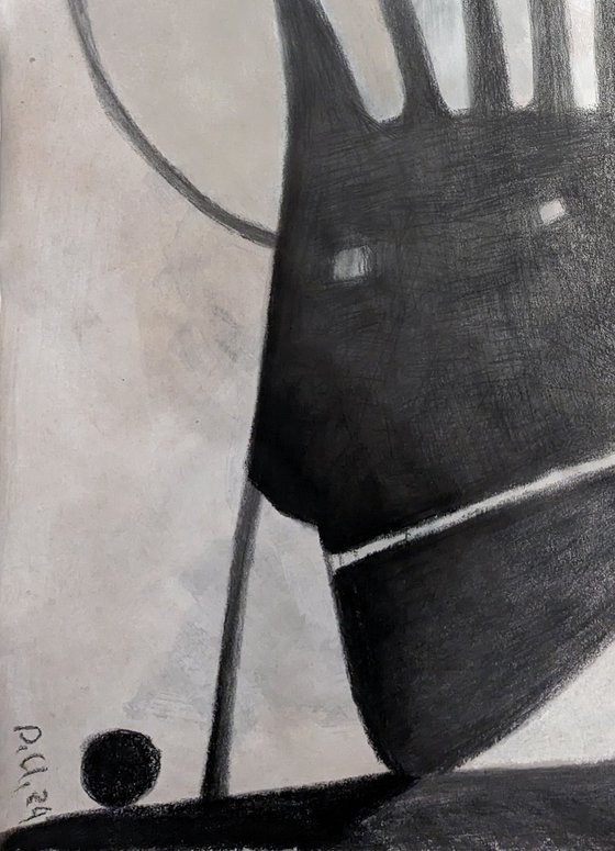 With black dot