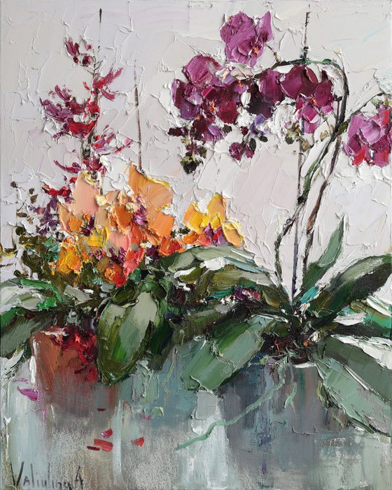 Orchids Still Life