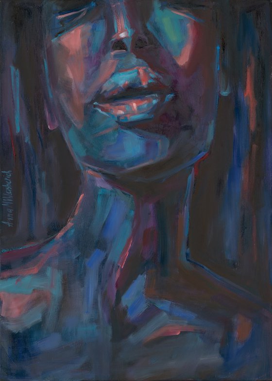 Identity Blue Neon Art — Inner Neon
