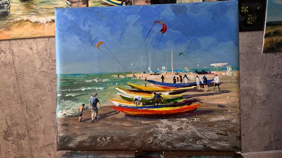 Kites over the Sea