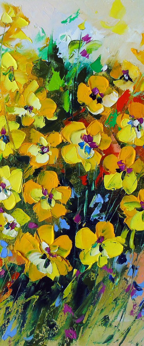 A bouquet of summer yellow flowers by Olha Darchuk