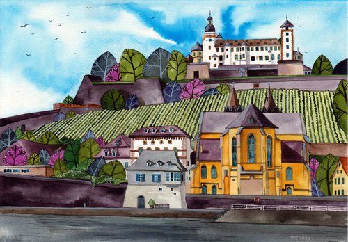 Wurzburg Vineyard by Terri Smith