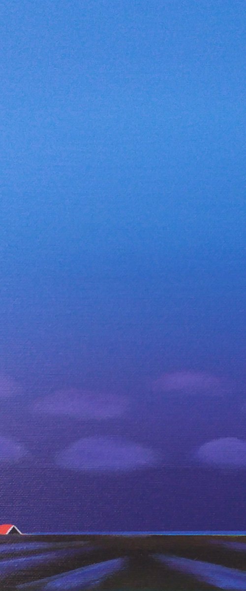 Purple Evening (February) by Nelly van Nieuwenhuijzen