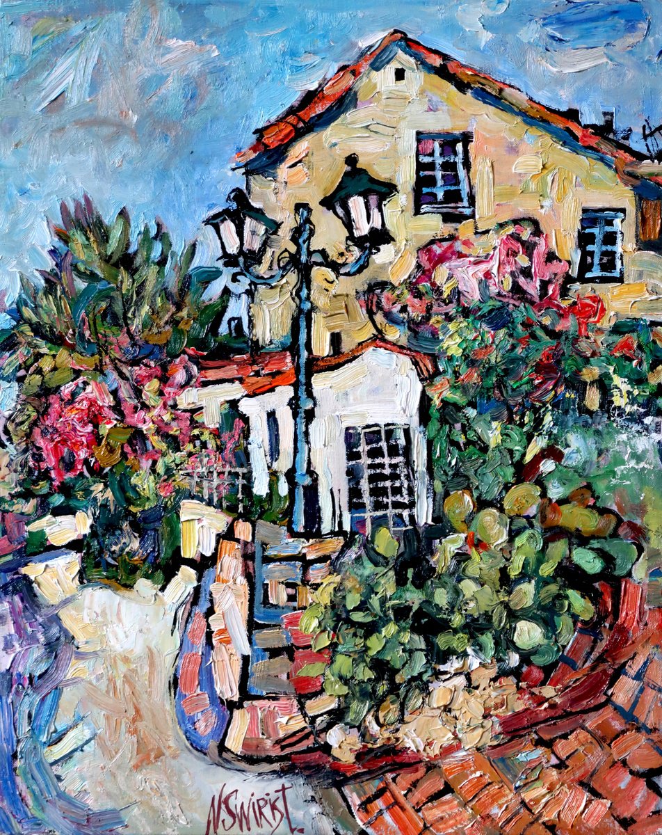 Lantern, Opuntia, Antibes By Nikifor Swiristuhin, 16 X 20, Artwork For Sale On Artfinder