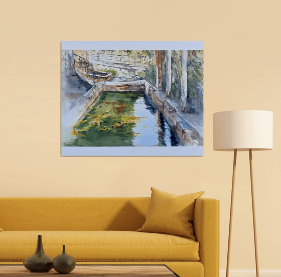 OLD WASHHOUSE OF GUADALAJARA, SPAIN