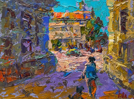 Quiet city street