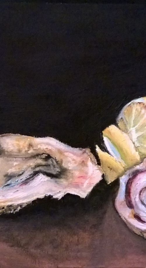 oyster still life by Viktória Déri