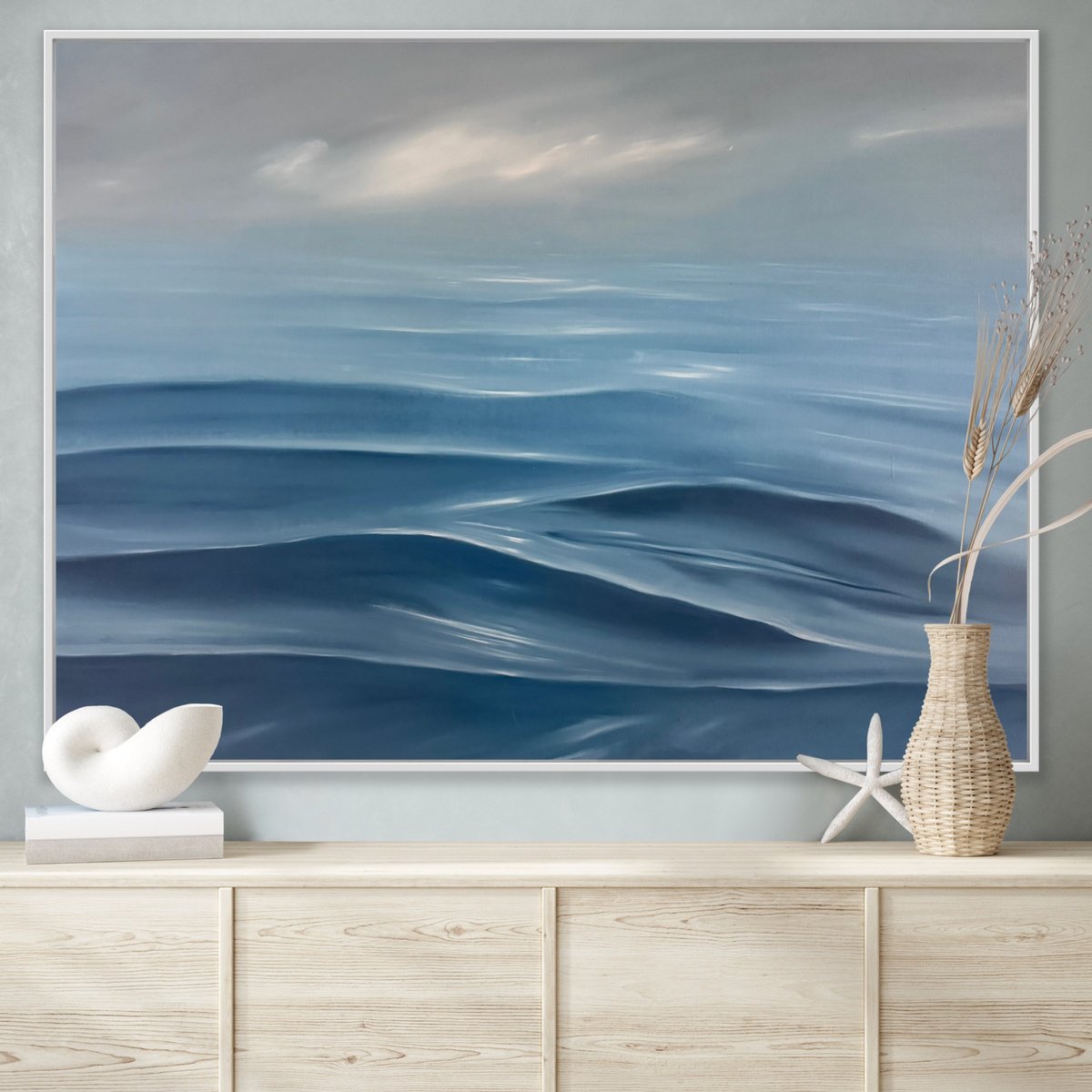 Expressive Oil Painting , Gentle Currents Of Joy By Alanah Jarvis, 48 X 36, Artwork For Sale On Artfinder