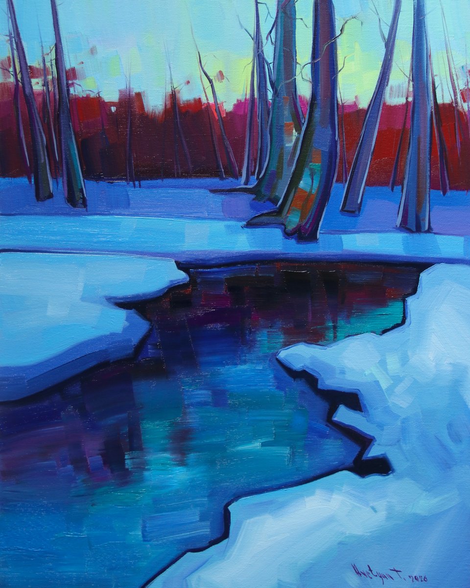 Winter Day By Tigran Avetyan, 16 X 20, Artwork For Sale On Artfinder