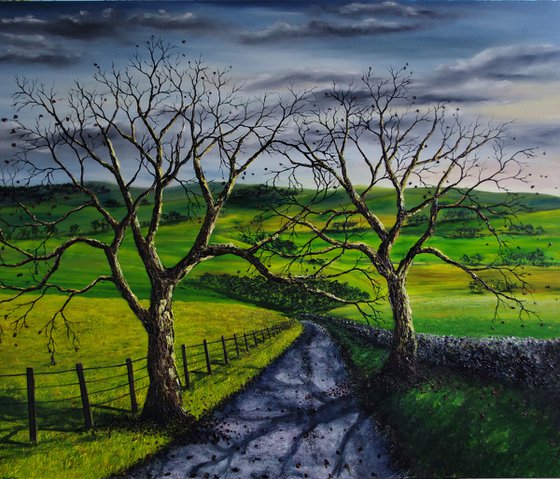 Gathering Storm  100cm x 120cm