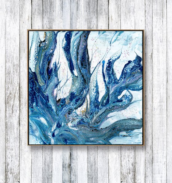 Natural Moments 8  - Organic Abstract Painting  by Kathy Morton Stanion