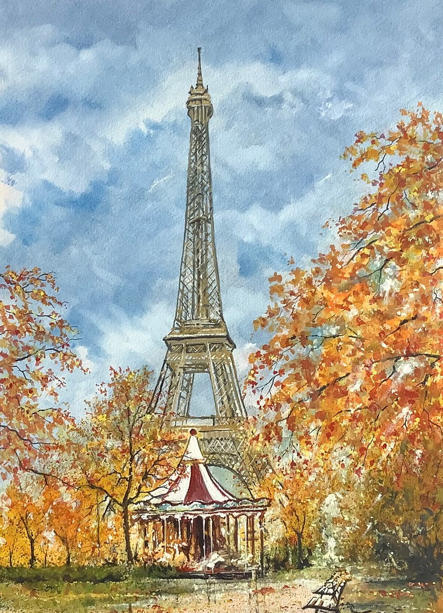 Paris on a Autumn Day by Darren Carey