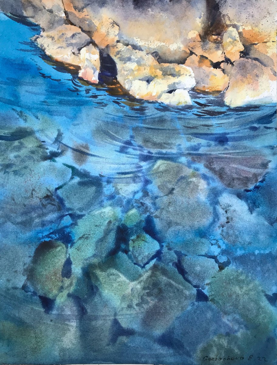 Water and stones by Eugenia Gorbacheva