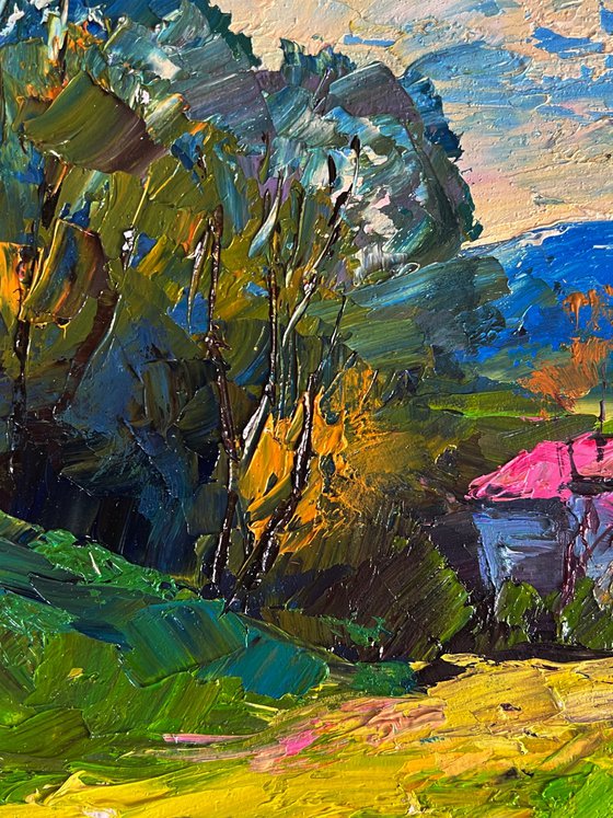 The House with the Pink Roof