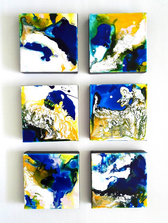 N°37-N°42 ( 6 paintings )