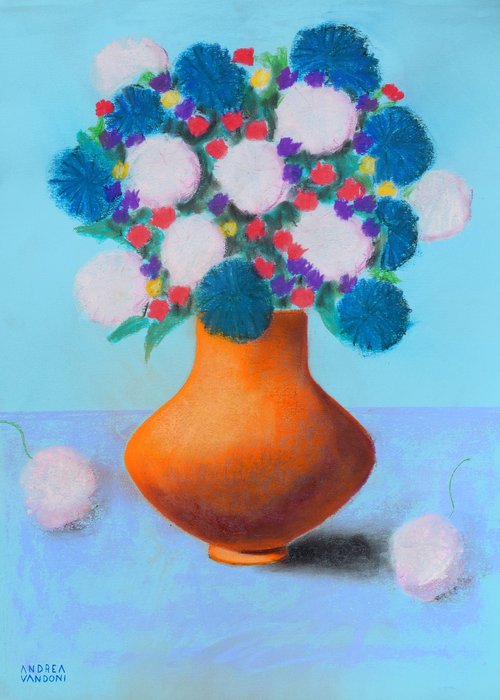 VASE OF FLOWERS - 7 - SPECIAL PRICE FOR ONE WEEK ONLY by Andrea Vandoni