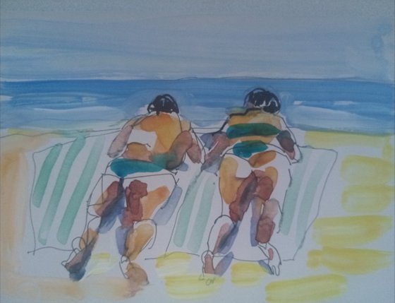 Beach sketches 2