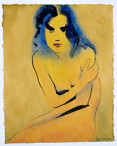 Golden girl by Marcel Garbi