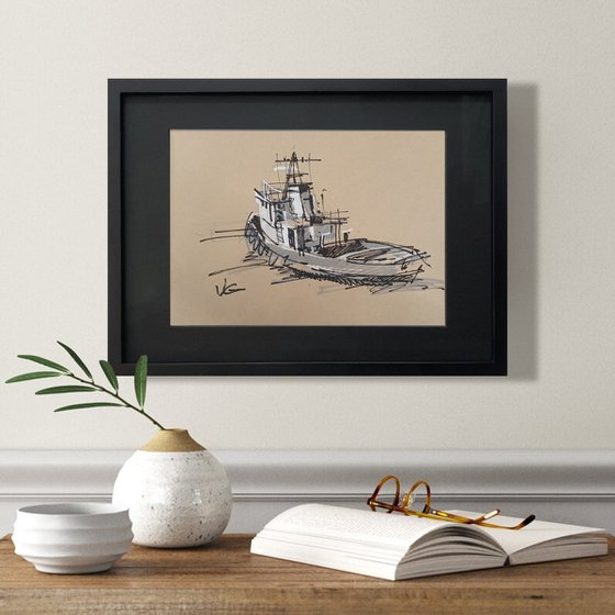Original sketch TUGBOAT