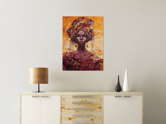 African Queen portrait