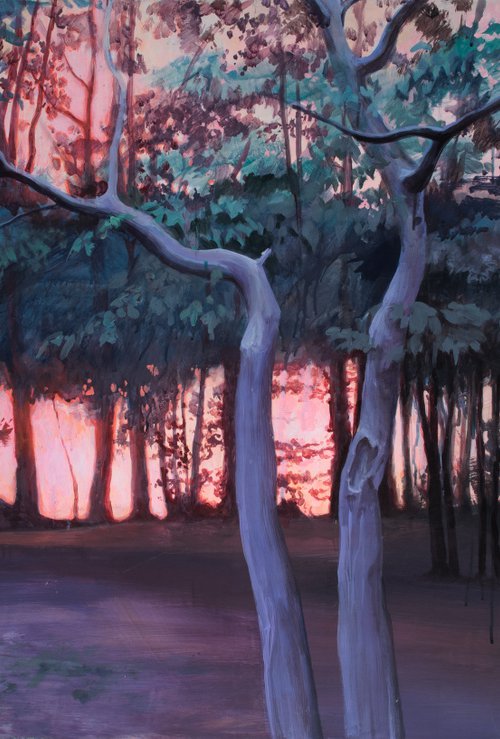 Lilac forest by Hannah Barlag