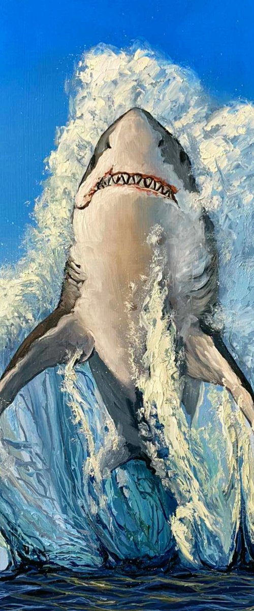 White Shark by Elena Adele Dmitrenko