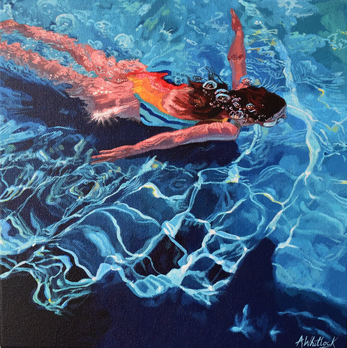 Flow By Abi Whitlock, 12 X 12, Artwork For Sale On Artfinder