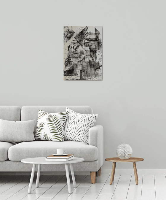 Untitled with figures-II