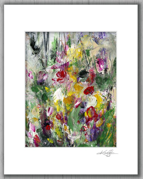 Floral Fall 32 - Floral Abstract Painting by Kathy Morton Stanion by Kathy Morton Stanion