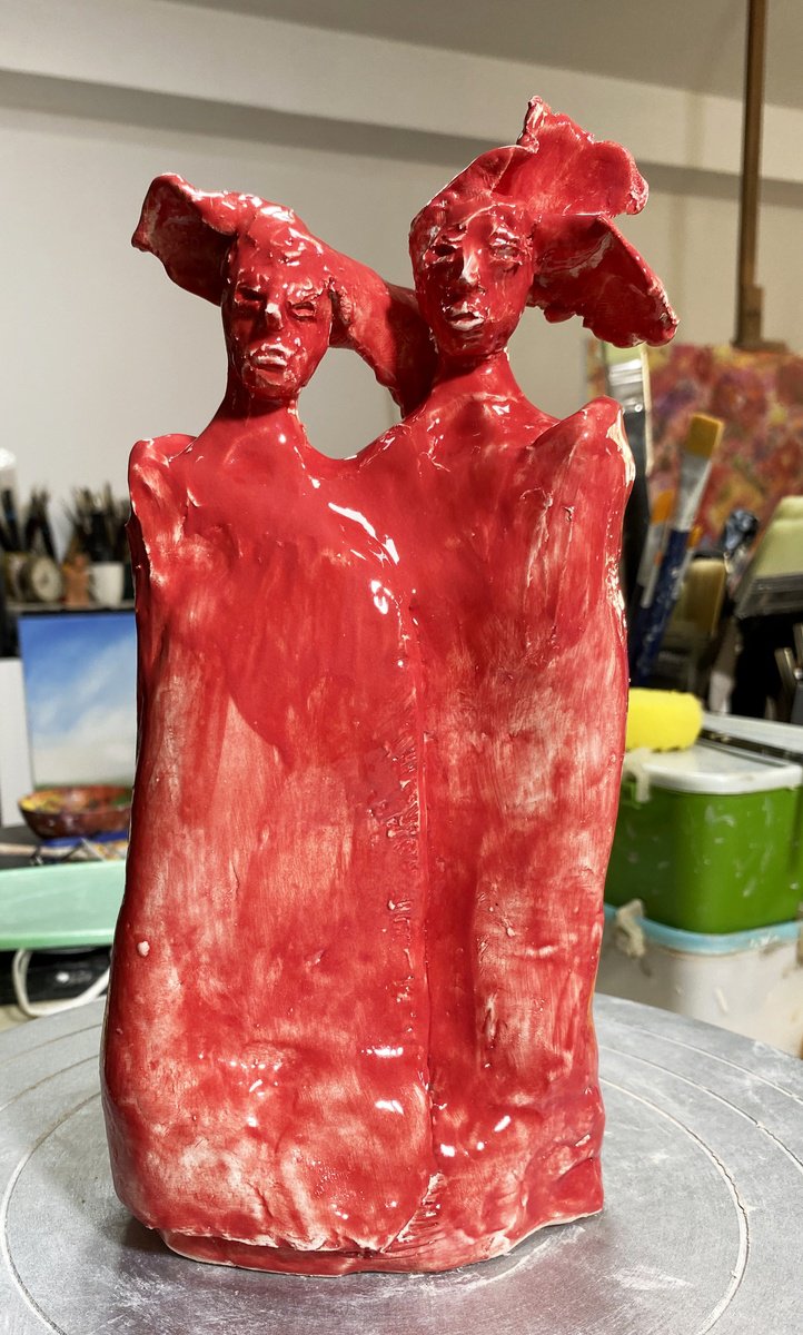 Organic Clay Sculpture , I Giudici (The Judges) By YS?rei, 5 X 10, Artwork For Sale On Artfinder